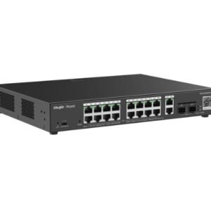 RUIJIE REYEE SWITCH (RG-ES220GS-P) 16 PORTAS POE + 2 PORTAS RJ45 + 2 PORTAS SFP POE+ GERENCIAVEL (L2)