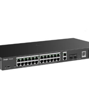 RUIJIE REYEE SWITCH (RG-ES228GS-P) 24 PORTAS POE + 2 PORTAS RJ45 + 2 PORTAS SFP POE+ GERENCIAVEL (L2)